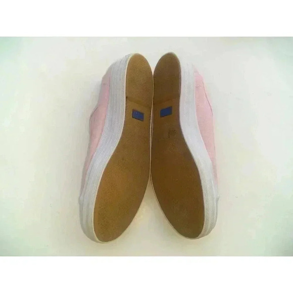 Keds Womens Triple Kick Chambray Sneakers Shoes Pink WF60331 Low Top Lace Up 10 - Picture 2 of 11